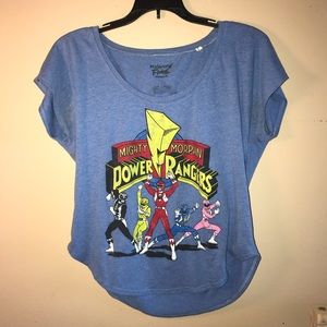 Mighty Fine Power Rangers Crop Shirt